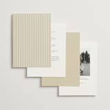 "Chantilly" - Wedding Invitations in Sunset by Maja Cunningham - Back of Card Options