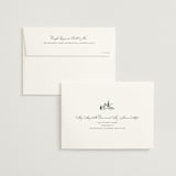 "Initial" - Wedding Invitations in Pearl by Jennifer Postorino - FREE Recipient Addressing