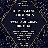 "Magical Day" - Wedding Invitations in Navy by katrina gem - Close-Up