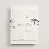 "legacy" - Wedding Invitations in Pure by Design Lotus - Assembled with Belly Band