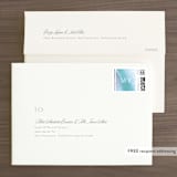 "apogean tide" - Wedding Invitations in Lagoon by Jennifer Wick - FREE Recipient Addressing