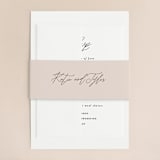 "Tallulah" - Wedding Invitations in Linen by Jennifer Wick - Assembled