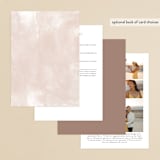 "Modern Rings" - Wedding Invitations in Blush by Hooray Creative - Back of Card