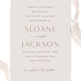 "Modern Rings" - Wedding Invitations in Blush by Hooray Creative - Close-Up
