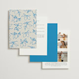 "Mediterraneo" - Wedding Invitations in Ocean by Pati Cascino - Back of Card Options