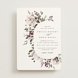 "iliya" - Wedding Invitations in Bordeaux by Itsy Belle Studio - Front