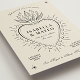 "Milagro" - Wedding Invitations in Ivory by Ani Somi - Detail