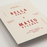 "Coyota" - Wedding Invitations in Sierra by Ani Somi - Detail