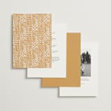 "Tribal Rythm" - Wedding Invitations in Amber by Selima Akhter - Back of Card Options