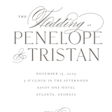 "calisson" - Wedding Invitations in Mist by chocomocacino - Close-Up