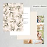 "Woodland Garden" - Wedding Invitations in Mahogany by Susan Moyal - Back of Card
