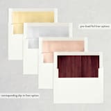 "Woodland Garden" - Wedding Invitations in Mahogany by Susan Moyal - Envelope Liner Options