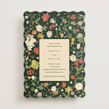 "all the flowers of the world" - Wedding Invitations in Garden by Sumak Studio - Front