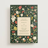 "all the flowers of the world" - Wedding Invitations in Garden by Sumak Studio - Front