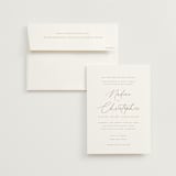 "spiku" - Wedding Invitations in Pearl by chocomocacino - Invitation with Envelope