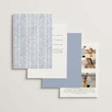 "Vintage Sketched" - Wedding Invitations in Wisteria by Jenna Holcomb - Back of Card Options