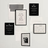 "Threaded" - Wedding Invitations in Suit by Pixel and Hank - Invitation Suite