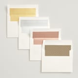 "Everlasting Love" - Wedding Invitations in Linen by Brandy Folse - Envelope Liner Options