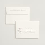 "Monogrammed" - Wedding Invitations in Taupe by Chris Griffith - FREE Recipient Addressing