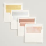 "Organic Florals" - Wedding Invitations in Blush by Susan Moyal - Envelope Liner Options