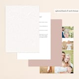 "Foundry" - Wedding Invitations in Rose Quartz by Kristie Kern - Back of Card
