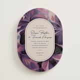 "Elisa" - Wedding Invitations in Orchid by Simona Camp - Front