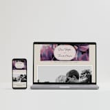 "Elisa" - Wedding Invitations in Orchid by Simona Camp - FREE Wedding Website