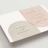 "Arched" - Wedding Invitations in Carnation by Brianne Larsen - Detail
