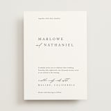 "Astoria" - Wedding Invitations in Silk by Kelly Schmidt - Front