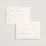 "Astoria" - Wedding Invitations in Linen by Kelly Schmidt - FREE Recipient Addressing