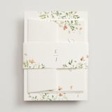 "Brynn" - Wedding Invitations in Toffee by Everett Paper Goods - Assembled with Belly Band