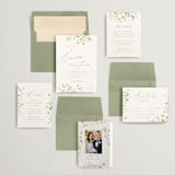 "Brynn" - Wedding Invitations in Toffee by Everett Paper Goods - Invitation Suite