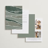 "Foothills" - Wedding Invitations in Grass by Alethea and Ruth - Back of Card Options