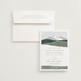 "Foothills" - Wedding Invitations in Grass by Alethea and Ruth - Invitation with Envelope