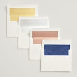 "Centro" - Wedding Invitations in Marseille Bleu by Up Up Creative - Envelope Liner Options