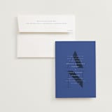 "Centro" - Wedding Invitations in Marseille Bleu by Up Up Creative - Invitation with Envelope