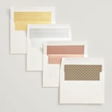 "Understated Elegance" - Wedding Invitations in Buttercream by Brandy Folse - Envelope Liner Options