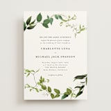 "Greenery" - Wedding Invitations in Fern by Susan Moyal - Front