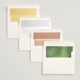 "Greenery" - Wedding Invitations in Fern by Susan Moyal - Envelope Liner Options