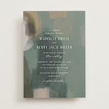 "Verdant" - Wedding Invitations in Moss by Nicoletta Savod - Front