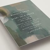 "Verdant" - Wedding Invitations in Moss by Nicoletta Savod - Detail