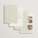 "Branched" - Wedding Invitations in Almond by Brianne Larsen - Back of Card Options