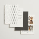 "CELINE" - Wedding Invitations in Opal by Melanie Kosuge - Back of Card Options