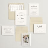 "CELINE" - Wedding Invitations in Opal by Melanie Kosuge - Invitation Suite