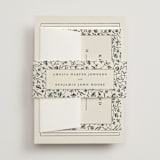 "Hansen" - Wedding Invitations in Almond by Stephanie Hawkes - Assembled with Belly Band