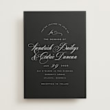 "schiacciata" - Wedding Invitations in Black Dahlia by chocomocacino - Front