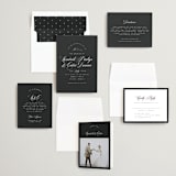 "schiacciata" - Wedding Invitations in Black Dahlia by chocomocacino - Invitation Suite