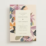 "flower press" - Wedding Invitations in Mauve by Peony Rose Design - Front