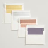"flower press" - Wedding Invitations in Mauve by Peony Rose Design - Envelope Liner Options