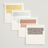 "Wine Label" - Wedding Invitations in Stone by Owl and Toad - Envelope Liner Options